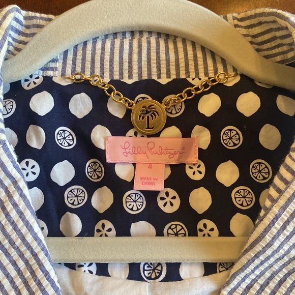 Seersucker blazer - Picture 2 of 5